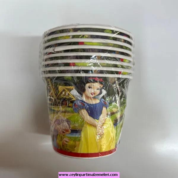 Pamuk Prenses Temalı Karton Bardak